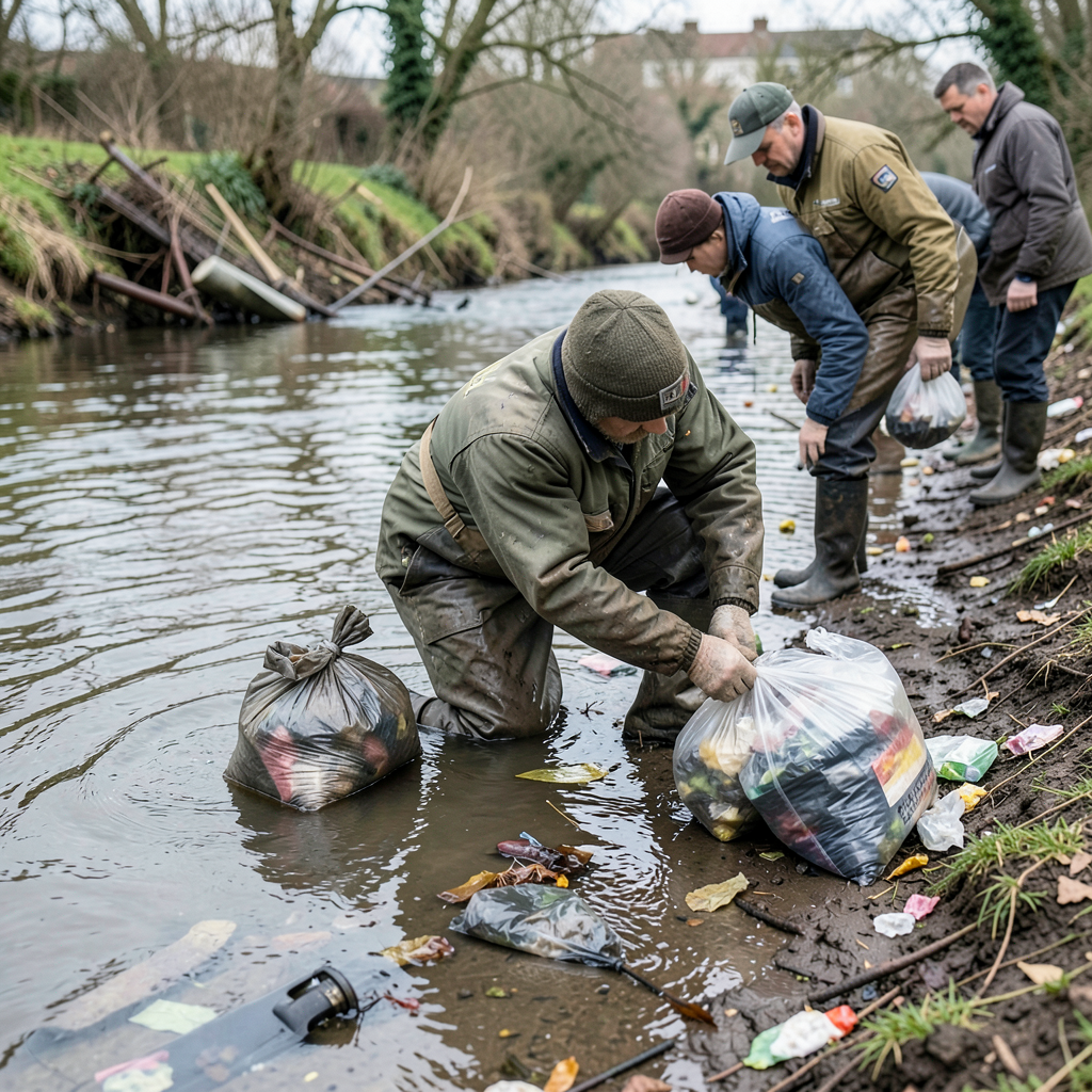 River Worth volunteers pull five strange items from Keighley river